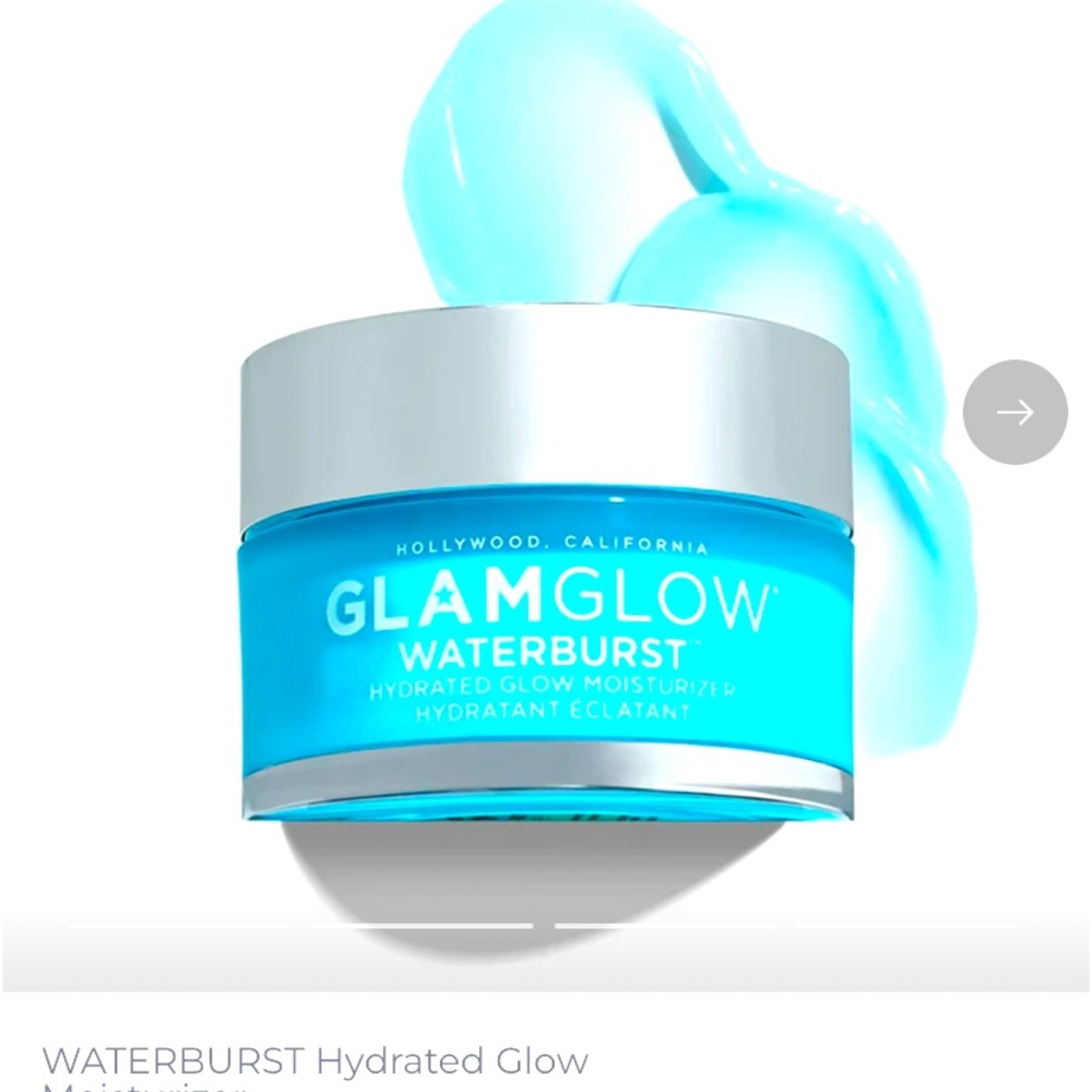 GLAMGLOW water burst 1.7 oz. 72 hr hydration. Hylauronic acid complex.